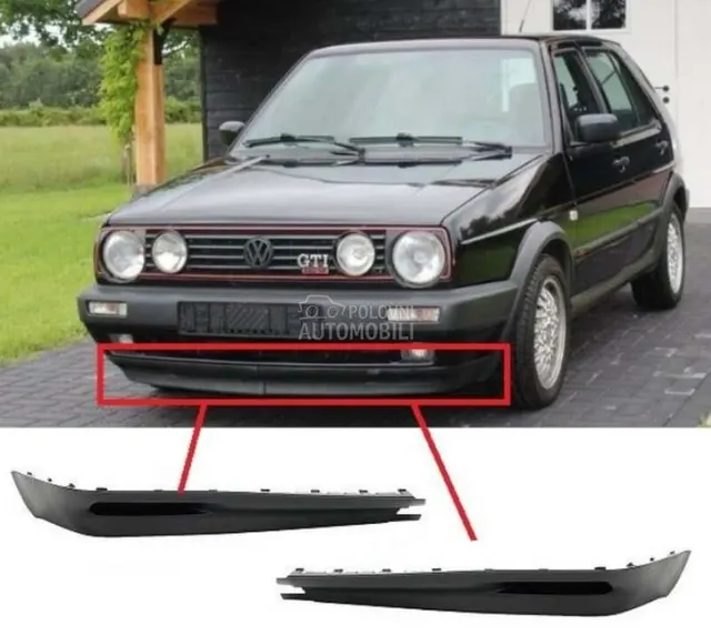 Spojler Prednjeg Branika GTI za Volkswagen Golf 2 od 1988. do 1991. god.