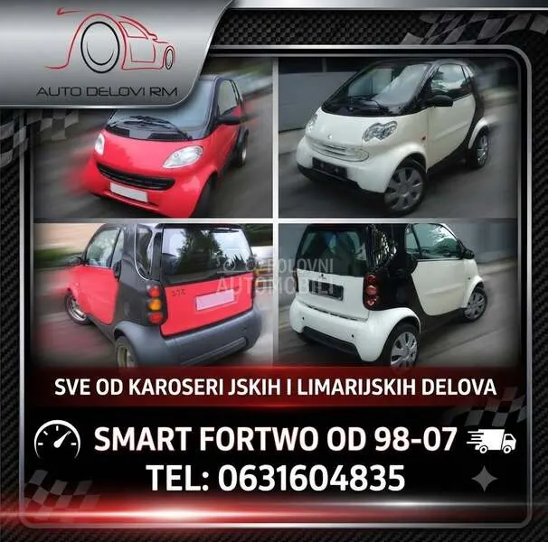 Karoserijski Delovi za Smart ForTwo od 1998. do 2007. god.