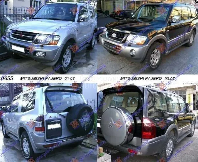 Karoserijski Delovi za Mitsubishi Pajero, Pajero Pinin, Pajero Sport od 1983. do 2012. god.
