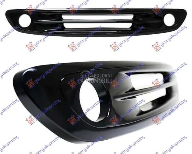Maska Sjaj Crna sa Maglenkama za Smart ForTwo od 1998. do 2002. god. - q0001744v002c26l200