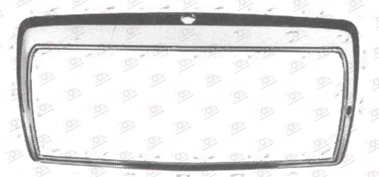 Okvir PVC Maske Hrom Mercedes E (124) 1985-1992 — Mercedes E-Class (W124)