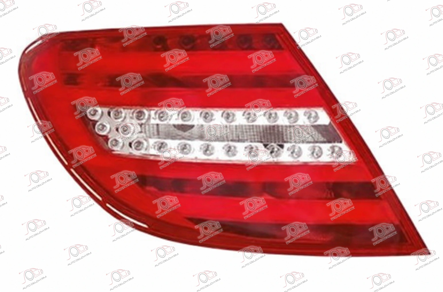 Stop Lampa (LED) (DEPO) Mercedes C (204) 2007-2011 - LEVO — Mercedes C-Class (W204)