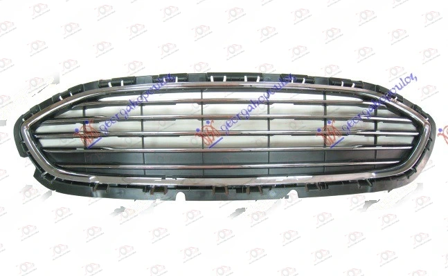 PVC Maska Hrom/Crna (Hrom Okvir) Benzin Ford Fiesta (od 2017.) — Ford Fiesta