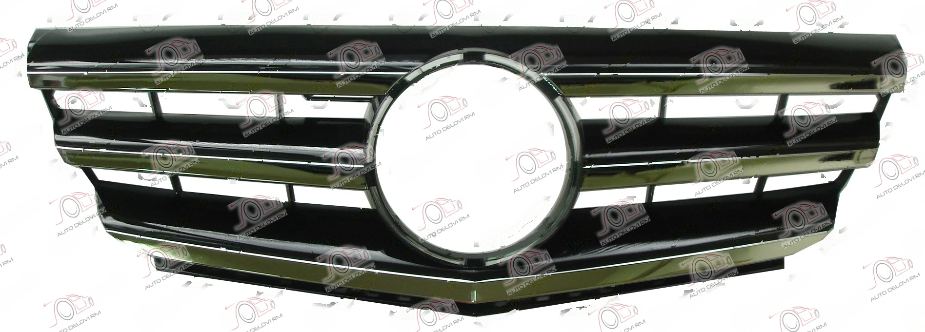 PVC Maska Hrom/Crna Mercedes B (245) (od 2008.) — Mercedes B-Class (W245)