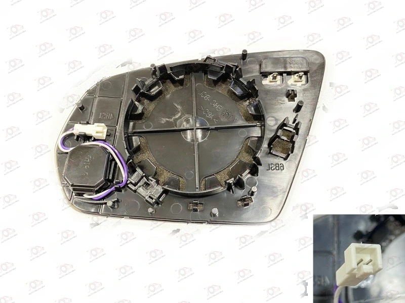 Staklo Retrovizora sa Grejačem (LED Mrtav Ugao) (2+2 PIN) (Asferično) Mercedes B Class (W247) 19- B-Class - DESNO — Mercedes B-Class (W247)