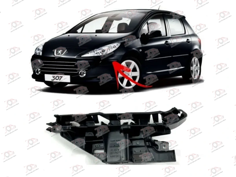 Nosač Prednjeg Branika Peugeot 307 (bocni-gornji) 2005-2007 - LEVO — Peugeot 307