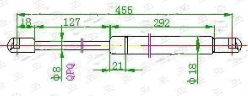 Amortizer Gepek Vrata 3/5 Vrata 02- (455l-700n) Ford Focus 1998-2004 — Ford Focus