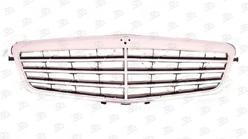 PVC Maska Hrom/Crna (Avantgarde) Mercedes E (212) (od 2009.) — Mercedes E-Class (W212)