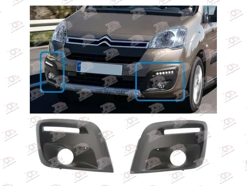 Rešetka Prednjeg Branika Set Peugeot Partner 2015-2019 — Peugeot Partner