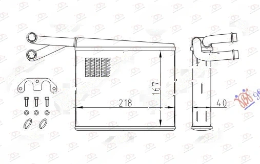 Grejač Kabine Zadnji Benzin/Dizel (160x152) Mercedes Sprinter (od 2013.) — Mercedes Sprinter 2018- (W907)