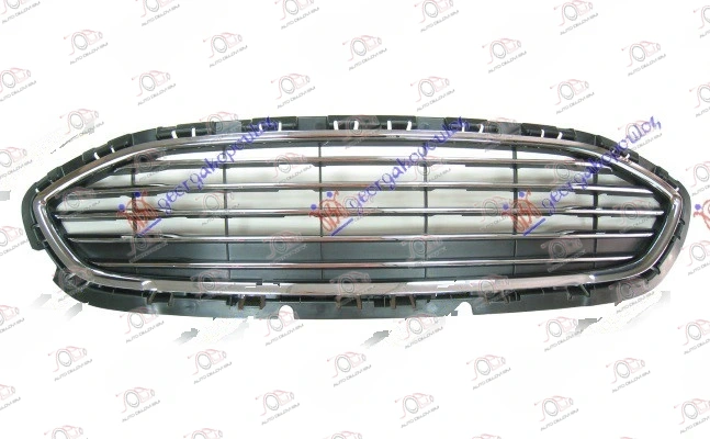 PVC Maska Hrom/Crna (Hrom Okvir) Benzin Ford Fiesta (od 2017.) — Ford Fiesta