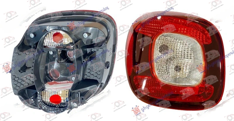 Stop Lampa (E) Smart Fortwo (od 2014.) - LEVO — Smart Fortwo