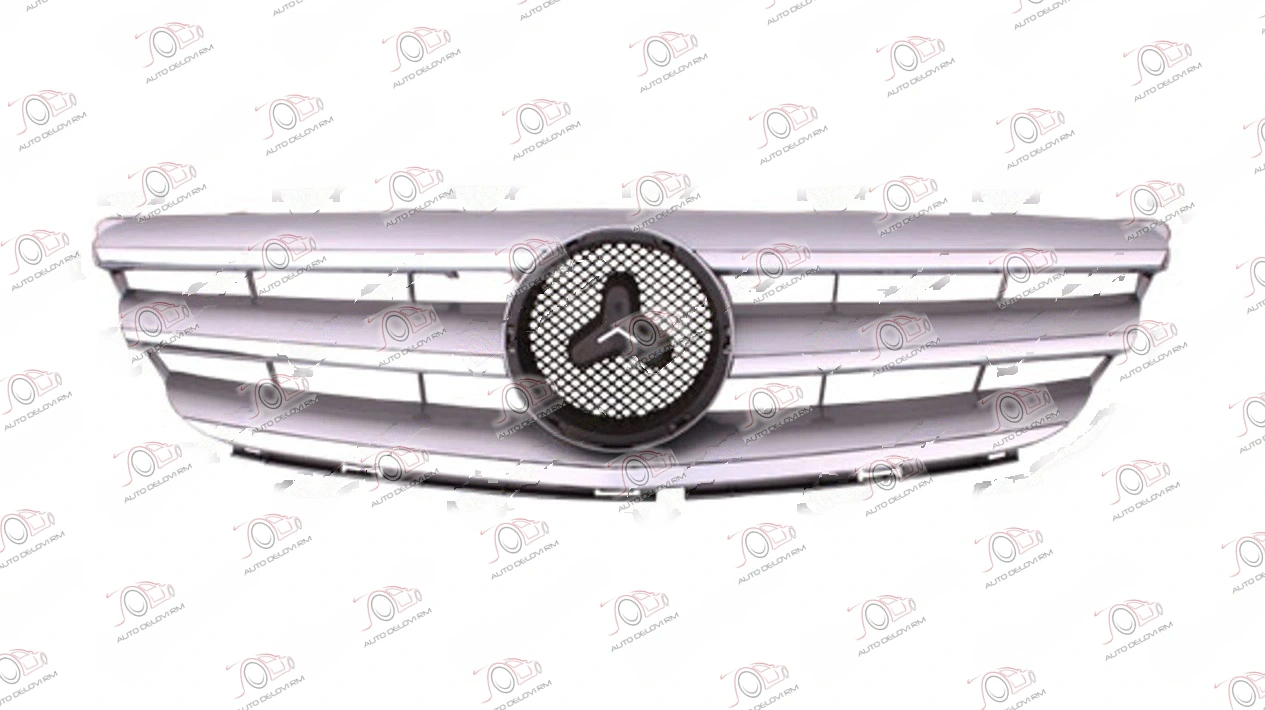 PVC Maska Hrom/Srebrna Mercedes B (245) 2006-2008 — Mercedes B-Class (W245)