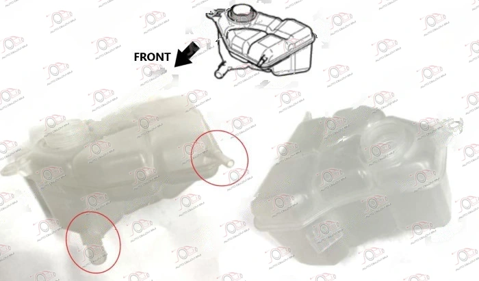 Posuda za Antifriz (2 Izlazne Cevi Napred) Ford Fiesta 2002-2008 — Ford Fiesta