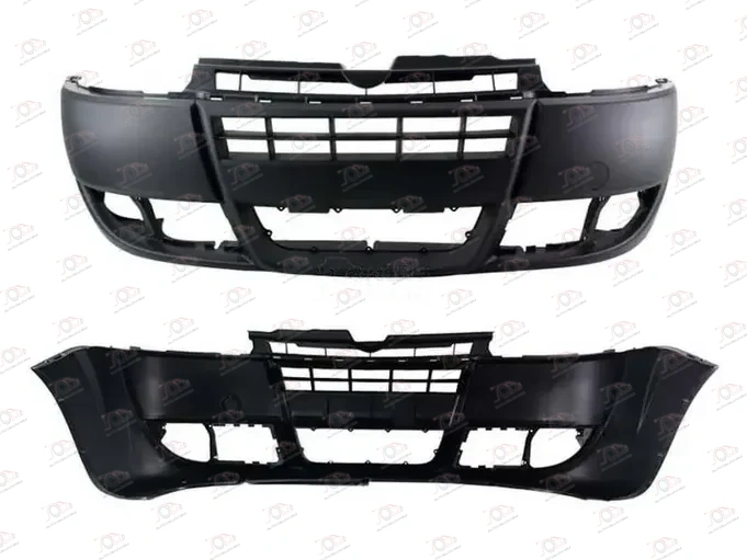 Prednji Branik Crni Fiat Doblo 2005-2009 — Fiat Doblo