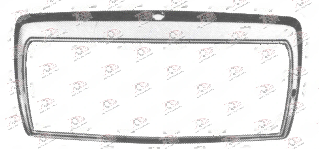 Okvir PVC Maske Hrom Mercedes E (124) 1985-1992 — Mercedes E-Class (W124)