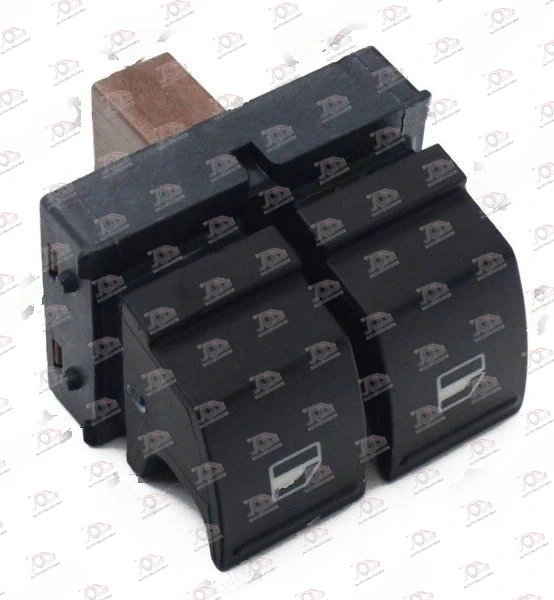 Prekidač u Prednjim Vratima (2 Tastera) (Braon Konektor) (4 PIN) Volkswagen Golf 5 2004-2008 — Volkswagen Golf 5