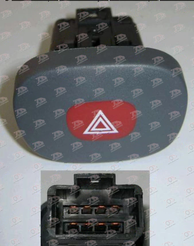 Prekidač za Sva 4 Migavca (8 PIN) Renault Kangoo 2003-2008 — Renault Kangoo