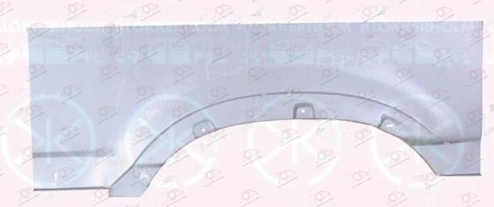 Zadnji Blatobran Polovina (101cm) Renault Master -09 - DESNO — Renault Master/Mascott