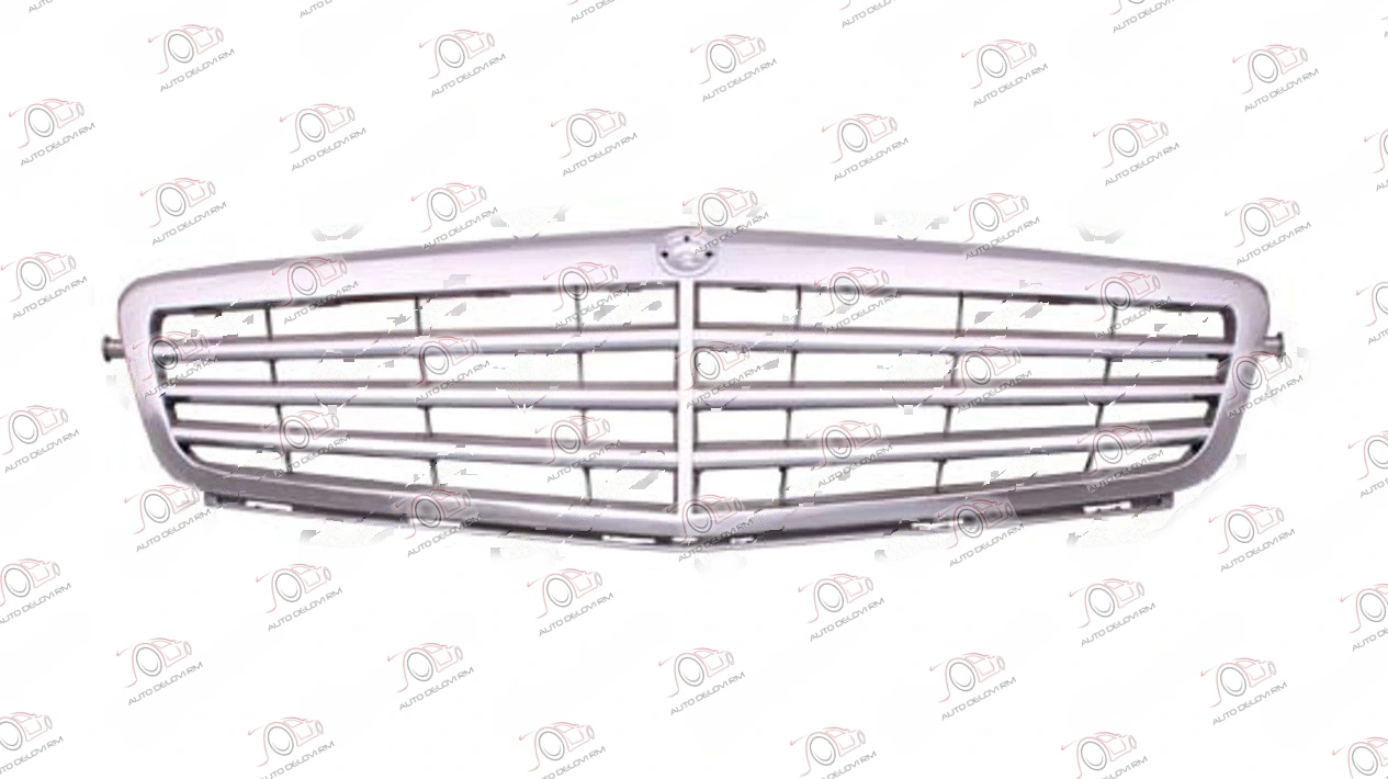 PVC Maska Hrom/Srebrna (Classic/Elegance) Mercedes C (204) 2007-2011 — Mercedes C-Class (W204)