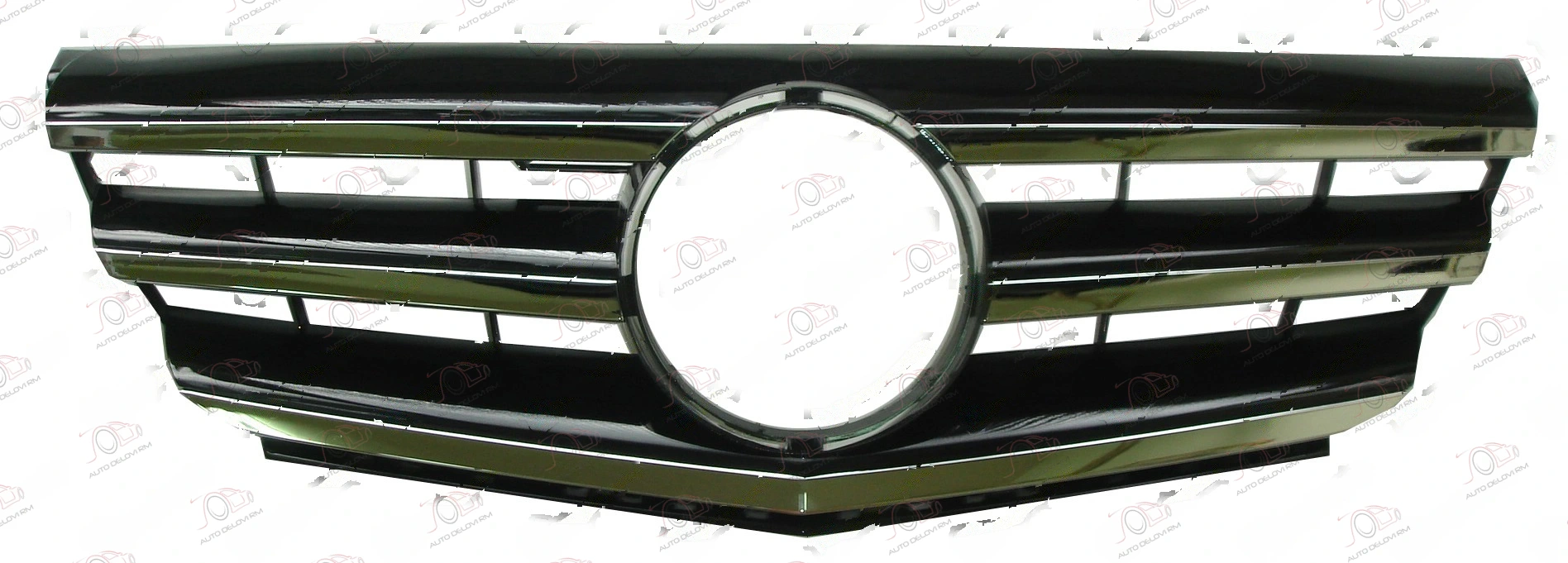 PVC Maska Hrom/Crna Mercedes B (245) (od 2008.) — Mercedes B-Class (W245)