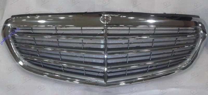 PVC Maska Komplet Srebrna/Hrom (Elegance) Mercedes E Class (W212) (od 2013.) — Mercedes E-Class (W212)