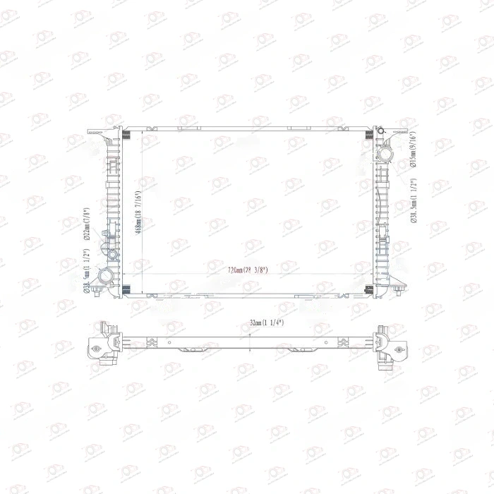 Hladnjak Motora 4.0 Benzin (S) (Man/Auto) (720x462) Audi A8 (od 2013.) — Audi A8 (D5)