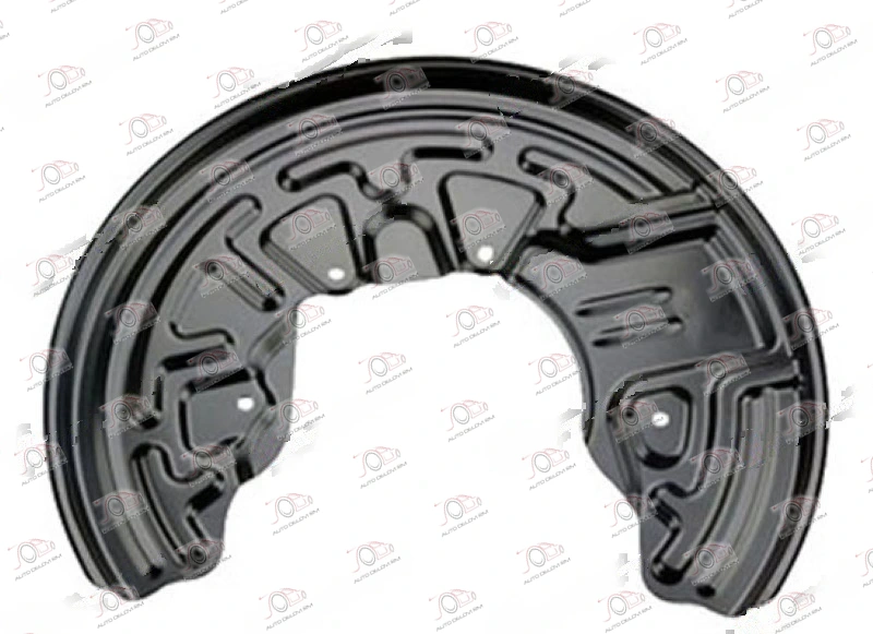 Zaštita Prednjeg Kočionog Diska (Prečnik Diska 345mm) (Ate. Teves) Aluminijum Audi A4 2001-2005 - LEVO — Audi A4 (B6)