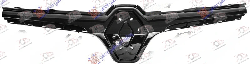 Lajsna PVC Maske Gornja Crna Renault Kangoo (od 2013.) — Renault Kangoo