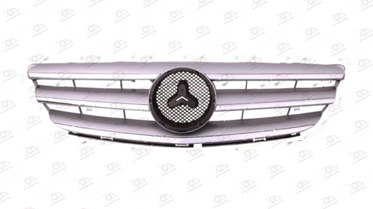 PVC Maska Hrom/Srebrna Mercedes B (245) 2006-2008 — Mercedes B-Class (W245)