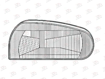 Staklo Fara Volkswagen Golf 3 1992-1998 - DESNO — Volkswagen Golf 3