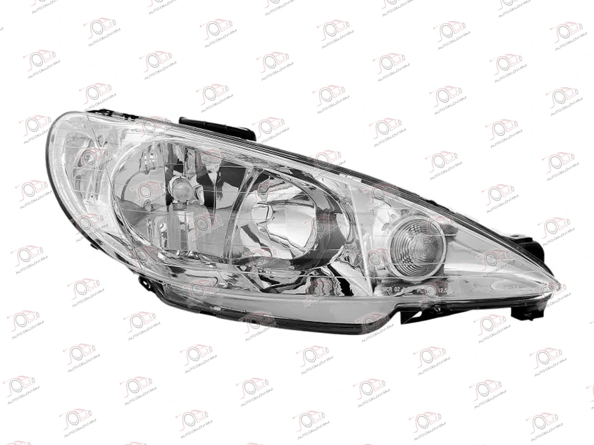 Far Peugeot 206 (duplo socivo-H7/H7) 1998-2006 - LEVO — Peugeot 206