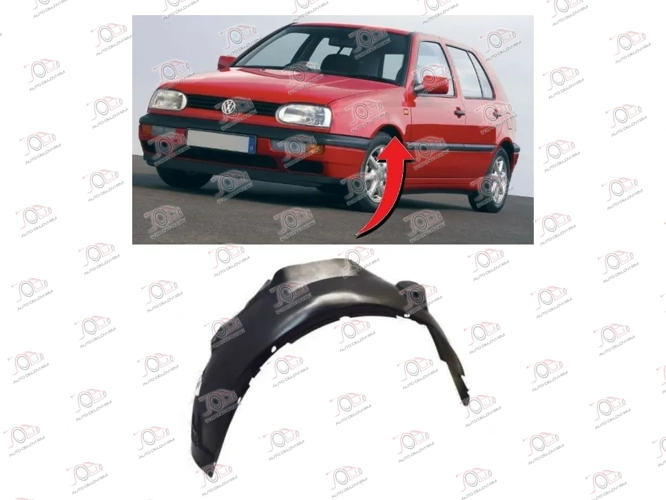 Potkrilo Volkswagen Vento 1992-1998 - LEVO — Volkswagen Vento