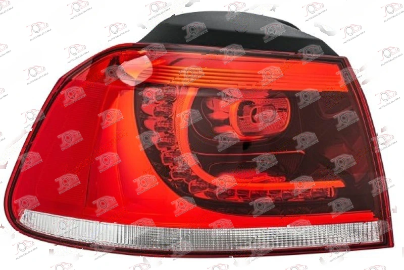 Stop Lampa Spoljašnja (LED) (R-GTI) (DEPO) Volkswagen Golf 6 2008-2013 - LEVO — Volkswagen Golf 6