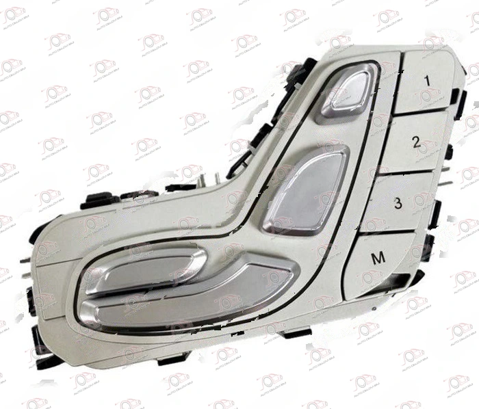 Prekidač za Podesavanje Sedista (Memorija) (Belo Svetlo) (3 PIN) Mercedes E Class (W213) (od 2016.) - LEVO — Mercedes E class (w213