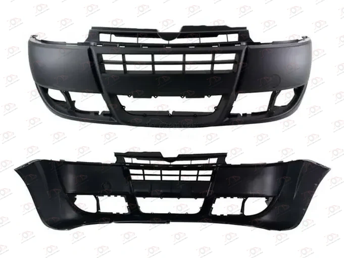 Prednji Branik Crni Fiat Doblo 2005-2009 — Fiat Doblo