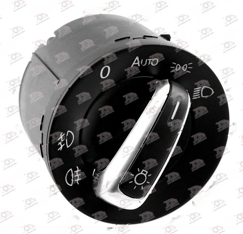 Prekidač za Farove (Auto Dnevna Svetla) Hrom (10 PIN) Volkswagen Golf 6 2008-2013 — Volkswagen Golf 6