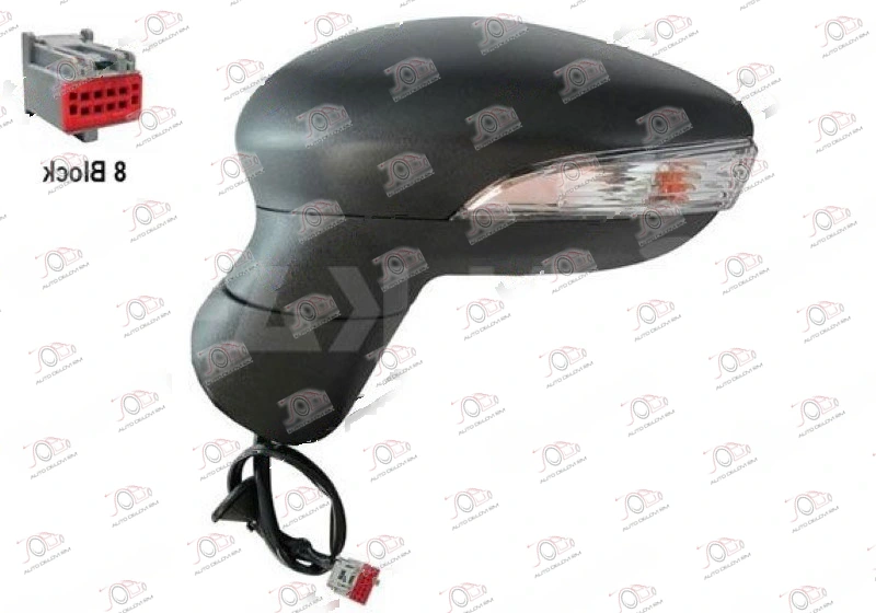 Retrovizor Električni (Migavac) (Asferično Staklo) Ford Fiesta 2008-2013 — Ford Fiesta