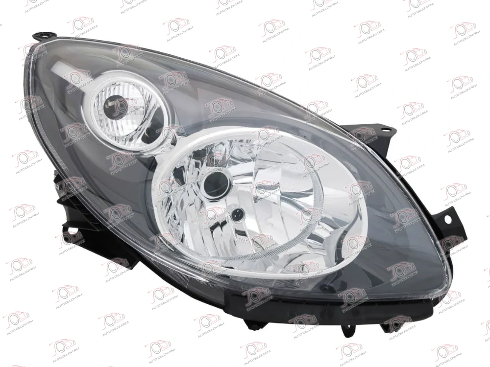 Far Crni Renault Twingo 2007-2012 - LEVO — Renault Twingo