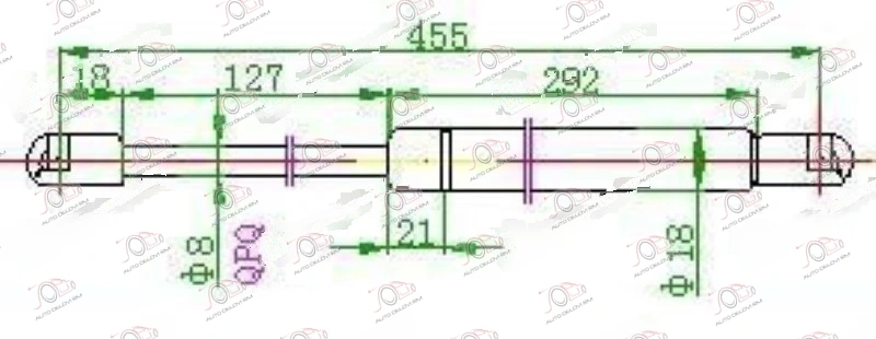 Amortizer Gepek Vrata 3/5 Vrata 02- (455l-700n) Ford Focus 1998-2004 — Ford Focus