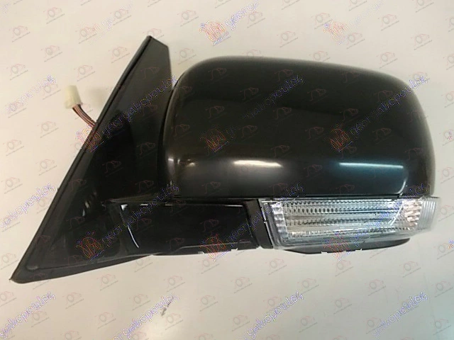 Retrovizor Električni sa Grejačem (Migavac) (Svetlo) (Konveksno Staklo) Mitsubishi Pajero (od 2007.) - LEVO, strana: levo — Mitsubishi Pajero (2007–2026.)