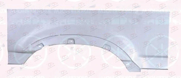 Zadnji Blatobran Polovina (101cm) Renault Master -09 - LEVO, strana: levo — Renault Master/Mascott (1998–2009.)