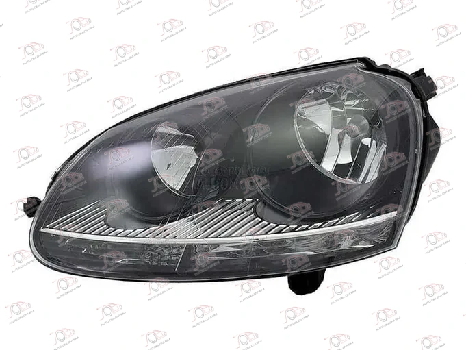 Far Crni GTI Volkswagen Golf 5 2004-2008 - LEVO, strana: levo — Volkswagen Golf 5 (2004–2008.)