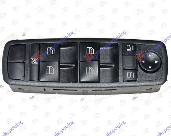Prekidač u Prednjim Vratima Crni (4 Tastera) (3 PIN) Mercedes R Class (W251) 2006-2010 — Mercedes R-Class (W251) (2006–2010.)