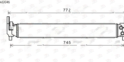 Hladnjak Motora Dodatni 1.2/1.4 Benzin (646x86x56) Audi A1 (od 2011.) — Audi A1 (2011–2026.)