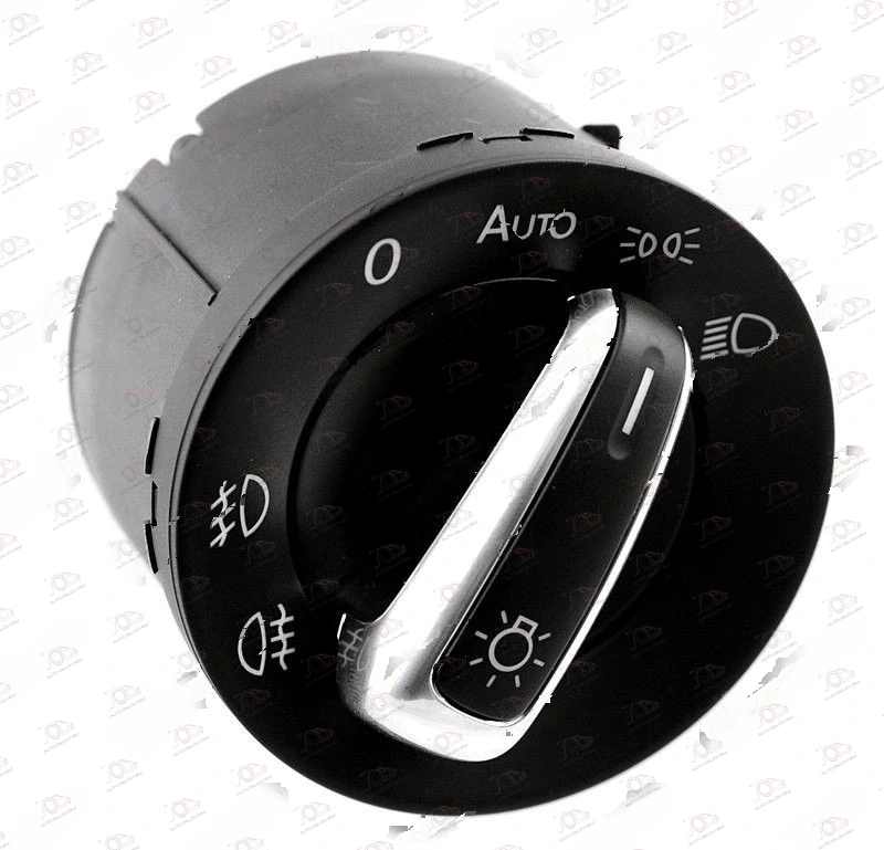Prekidač za Farove (Auto Dnevna Svetla) Hrom (10 PIN) Volkswagen Golf 6 2008-2013 — Volkswagen Golf 6 (2008–2013.)
