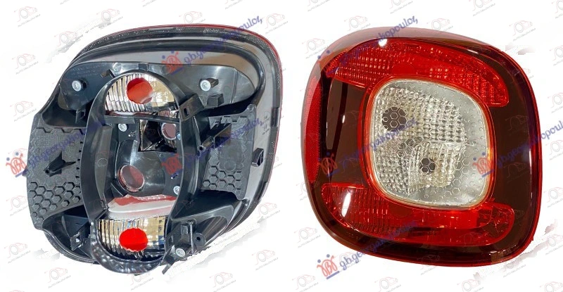 Stop Lampa (E) Smart Fortwo (od 2014.) - LEVO, strana: levo — Smart Fortwo (2014–2026.)