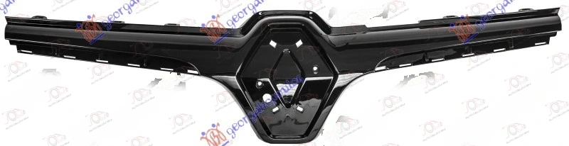 Lajsna PVC Maske Gornja Crna Renault Kangoo (od 2013.) — Renault Kangoo (2013–2026.)