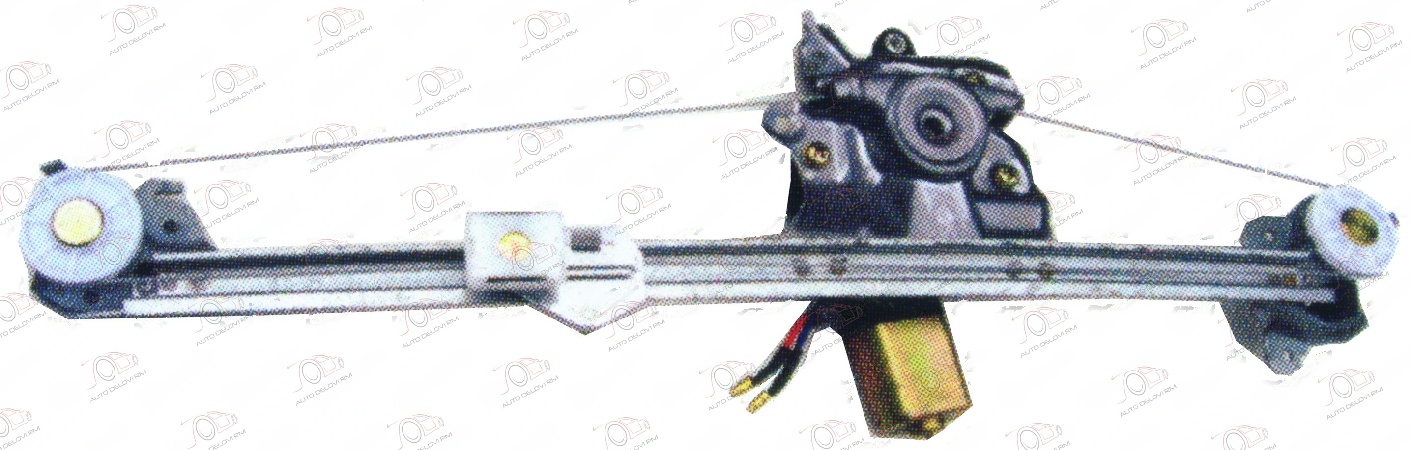 Podizač Zadnjeg Prozora Električni Mercedes E (210) 1996-1999 - LEVO, strana: levo — Mercedes E-Class (W210) (1996–1999.)