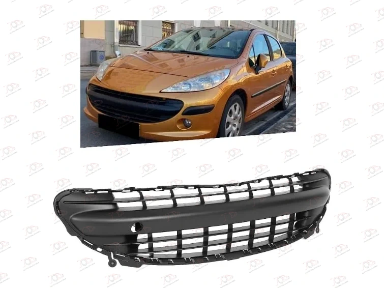 Centralna Rešetka Peugeot 207 2006-2010 — Peugeot 207 (2006–2010.)